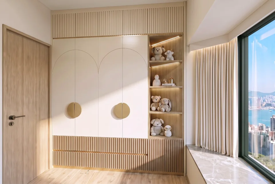 灝景灣 · 女兒房 · 3D 設計圖參考